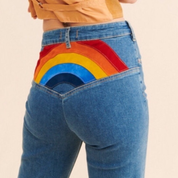 Free People Denim - “NEW” FP We the Free Somewhere Over The Rainbow Jean